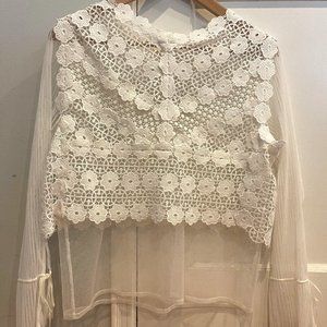 Maje Dentelles Top NWT, Size 2